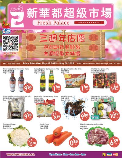 Fresh Palace Supermarket Flyer May 2 to 8