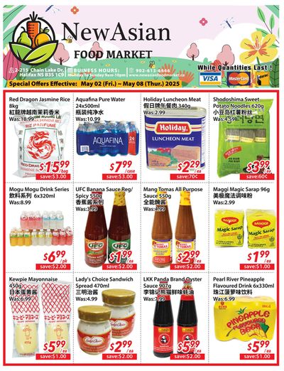 New Asian Food Market Flyer May 2 to 8