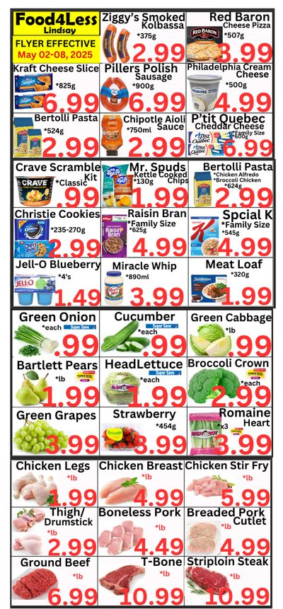 Food 4 Less (Lindsay) Flyer May 2 to 8 Food 4 Less (Lindsay) Flyer May 2 to 8