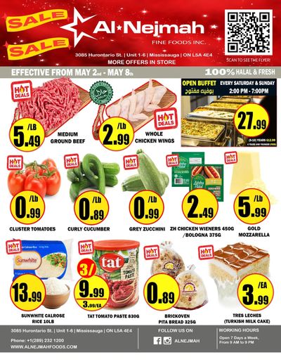 Alnejmah Fine Foods Inc. Flyer May 2 to 8 Alnejmah Fine Foods Inc. Flyer May 2 to 8