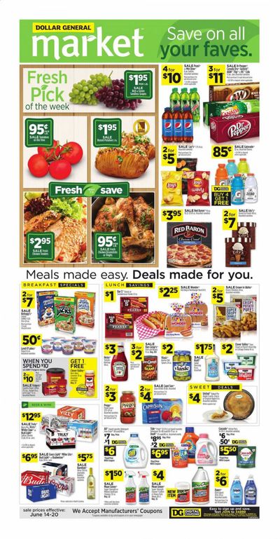 Dollar General Weekly Ad & Flyer June 14 to 20