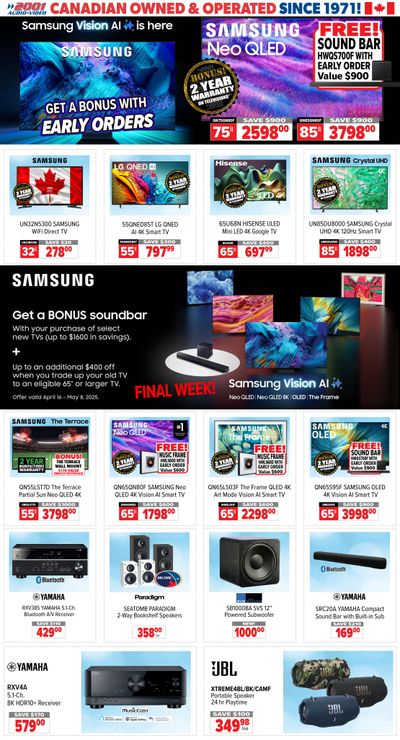 2001 Audio Video Flyer May 2 to 8 2001 Audio Video Flyer May 2 to 8
