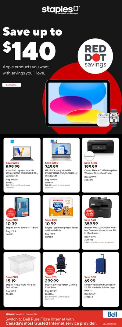 Staples Flyer May 2 to 8 Staples Flyer May 2 to 8