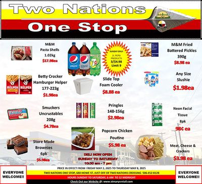 Two Nations One Stop Flyer May 2 to 8 Two Nations One Stop Flyer May 2 to 8