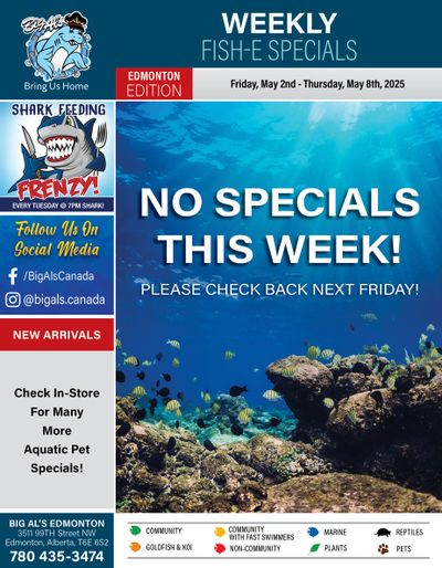 Big Al's (Edmonton) Weekly Specials May 2 to 8