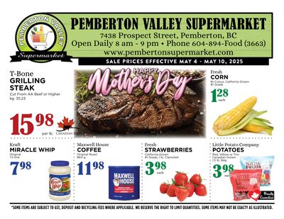 Pemberton Valley Supermarket Flyer May 4 to 10