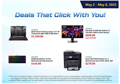 Canada Computers Flyer May 2 to 8