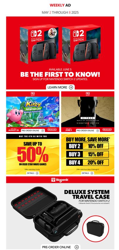 GameStop Flyer May 2 to 8
