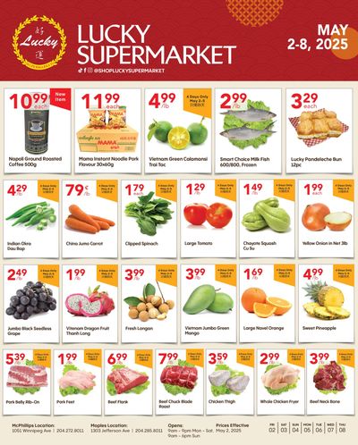 Lucky Supermarket (Winnipeg) Flyer May 2 to 8