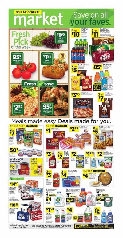 Dollar General Weekly Ad & Flyer June 14 to 20