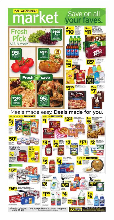 Dollar General Weekly Ad & Flyer June 14 to 20