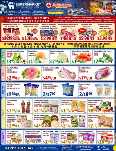 88 Supermarket Flyer May 2 to 8 88 Supermarket Flyer May 2 to 8