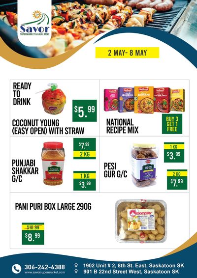 Savor Supermarket Flyer May 2 to 8