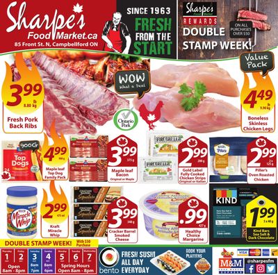 Sharpe's Food Market Flyer May 1 to 7