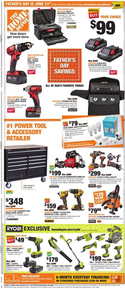 The Home Depot Weekly Ad & Flyer June 11 to 21