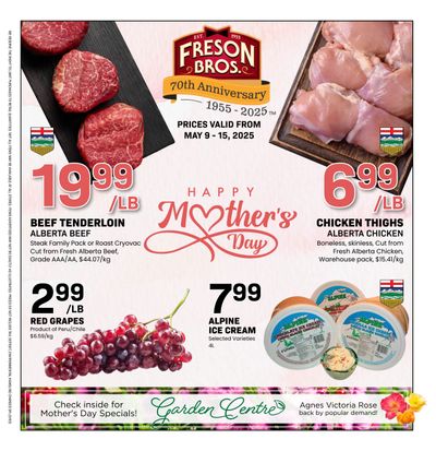 Freson Bros. Flyer May 9 to 15