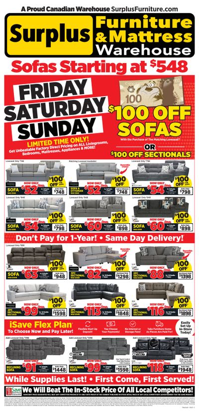 Surplus Furniture & Mattress Warehouse (Sault Ste Marie) Flyer May 5 to 11
