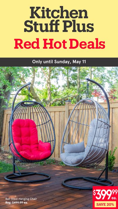 Kitchen Stuff Plus Red Hot Deals Flyer May 5 to 11 Kitchen Stuff Plus Red Hot Deals Flyer May 5 to 11