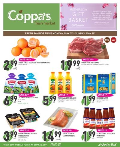 Coppa's Fresh Market Flyer May 5 to 11 Coppa's Fresh Market Flyer May 5 to 11