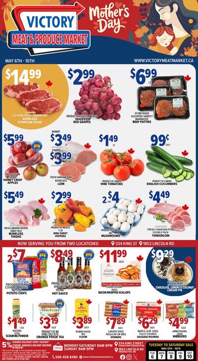 Victory Meat Market Flyer May 6 to 10 Victory Meat Market Flyer May 6 to 10