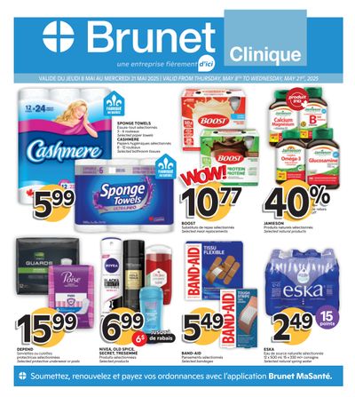 Brunet Clinique Flyer May 8 to 21