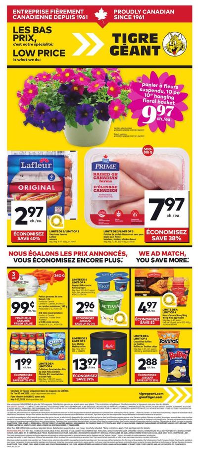 Tigre Géant Flyer May 7 to 13