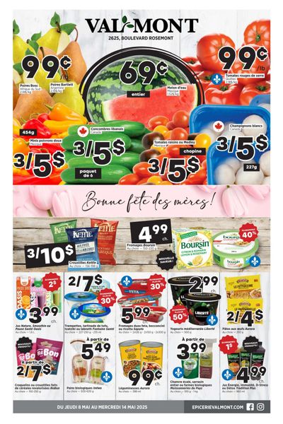 Val-Mont Flyer May 8 to 14 Val-Mont Flyer May 8 to 14