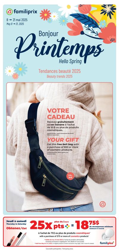 Familiprix Spring Beauty Trends Flyer May 8 to 21 Familiprix Spring Beauty Trends Flyer May 8 to 21