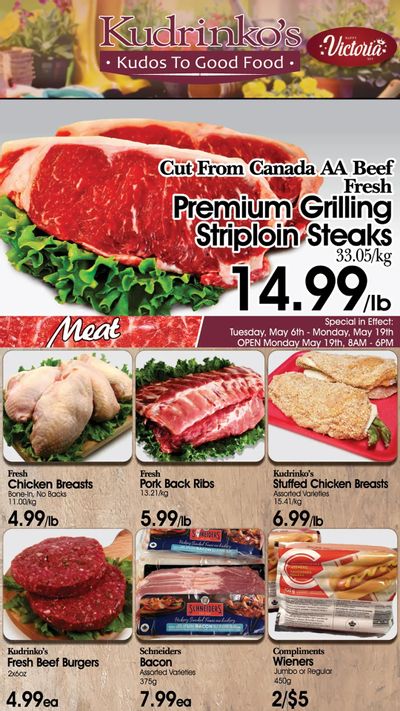 Kudrinko's Flyer May 6 to 19 Kudrinko's Flyer May 6 to 19