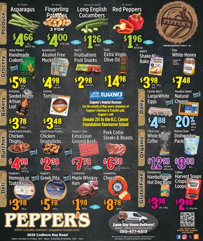 Pepper's Foods Flyer May 6 to 12 Pepper's Foods Flyer May 6 to 12