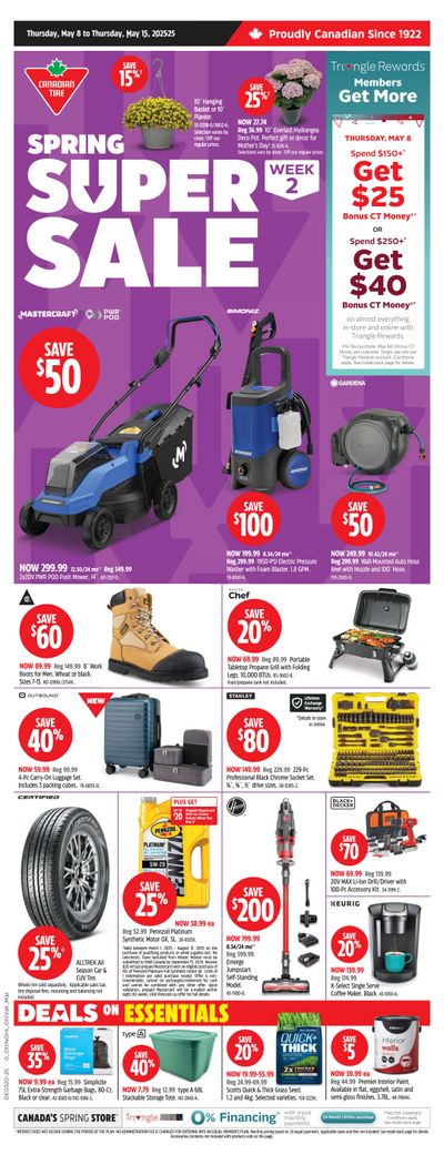 Canadian Tire (Atlantic) Flyer May 8 to 14 Canadian Tire (Atlantic) Flyer May 8 to 14