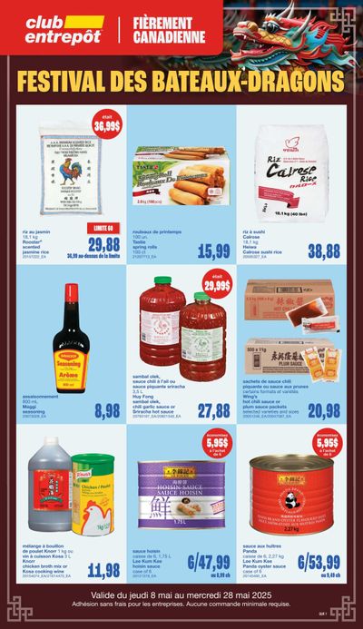 Wholesale Club (QC) Dragon Boat Festival Flyer May 8 to 28