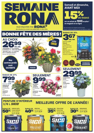 Rona & Rona+ (QC) Flyer May 8 to 14
