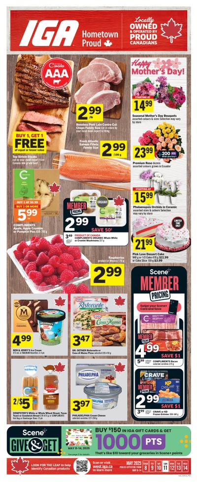 IGA (West) Flyer May 8 to 14 IGA (West) Flyer May 8 to 14