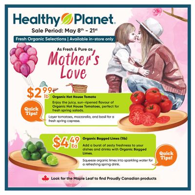 Healthy Planet Flyer May 8 to 21