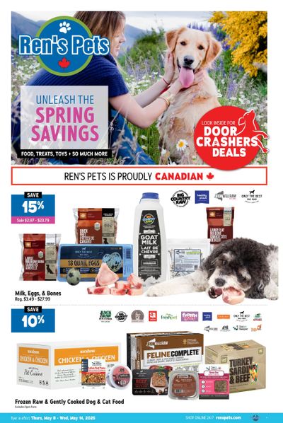 Ren's Pets Flyer May 8 to 14 Ren's Pets Flyer May 8 to 14