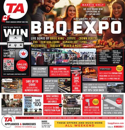 TA Appliances (Barrie) Flyer May 10 TA Appliances (Barrie) Flyer May 10