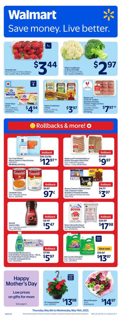 Walmart (Atlantic) Flyer May 8 to 14 Walmart (Atlantic) Flyer May 8 to 14
