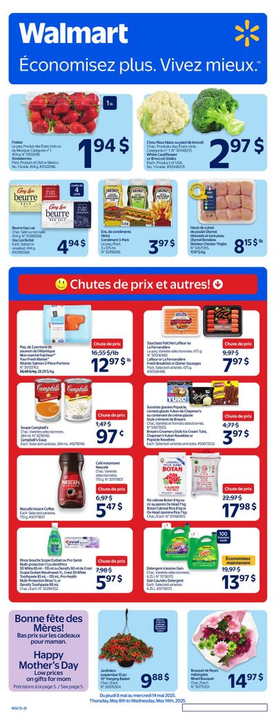Walmart (QC) Flyer May 8 to 14 Walmart (QC) Flyer May 8 to 14