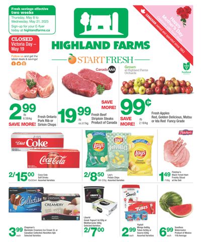 Highland Farms Flyer May 8 to 21 Highland Farms Flyer May 8 to 21