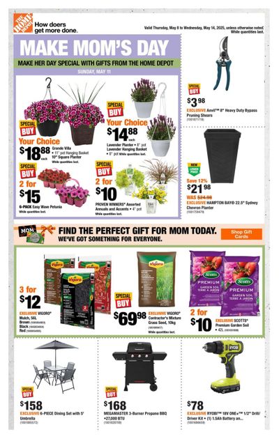 Home Depot (ON) Flyer May 8 to 14