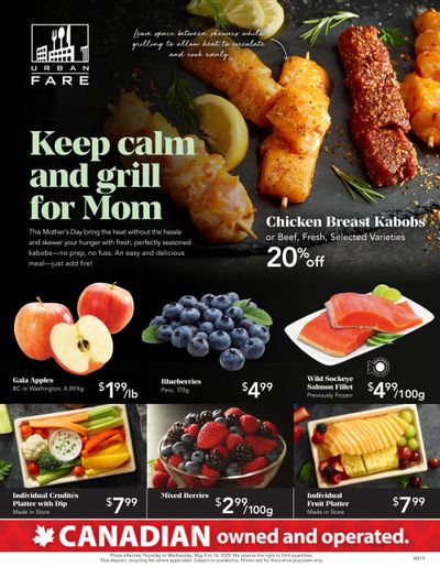 Urban Fare Flyer May 8 to 14 Urban Fare Flyer May 8 to 14