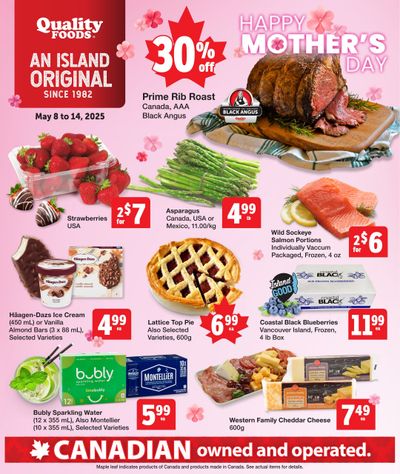 Quality Foods Flyer May 8 to 14 Quality Foods Flyer May 8 to 14