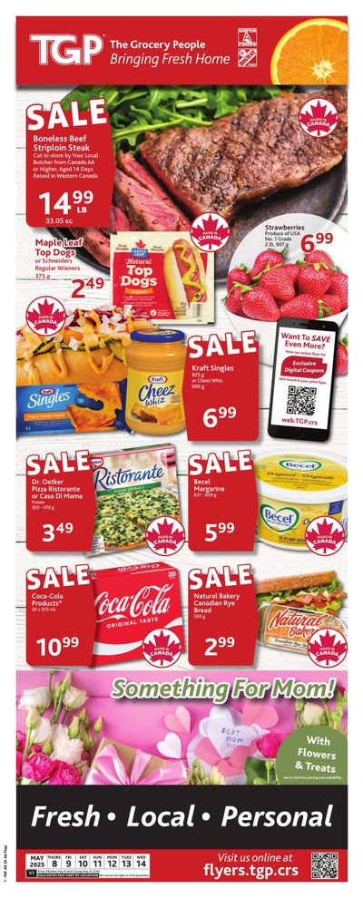 TGP The Grocery People Flyer May 8 to 14 TGP The Grocery People Flyer May 8 to 14
