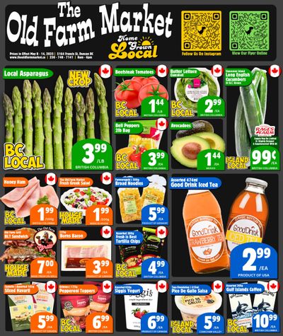 The Old Farm Market (Duncan) Flyer May 8 to 14