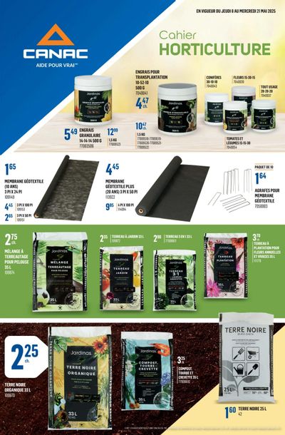 Canac Horticulture Flyer May 8 to 21 Canac Horticulture Flyer May 8 to 21