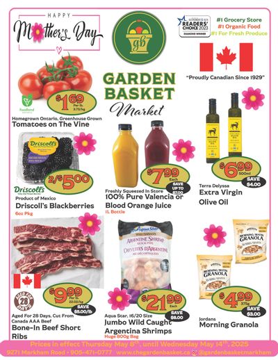 The Garden Basket Flyer May 8 to 14 The Garden Basket Flyer May 8 to 14