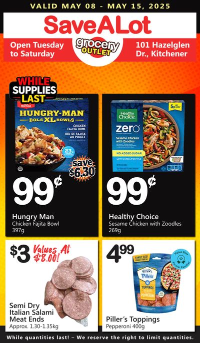 SaveALot Grocery Outlet Flyer May 8 to 15 SaveALot Grocery Outlet Flyer May 8 to 15