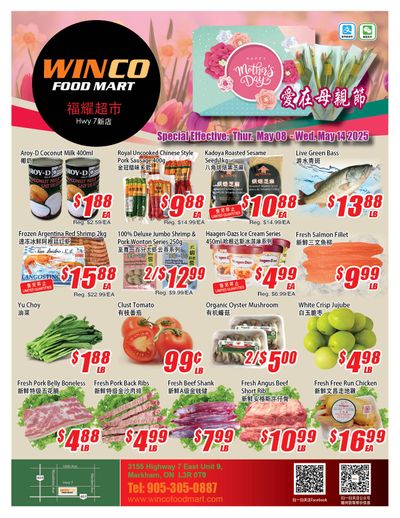 WinCo Food Mart (HWY 7) Flyer May 8 to 14