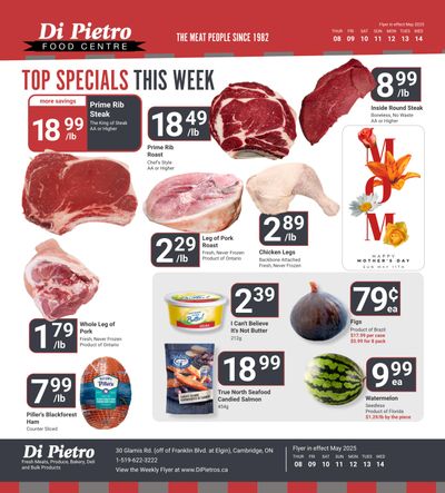 Di Pietro Food Centre Flyer May 8 to 14 Di Pietro Food Centre Flyer May 8 to 14